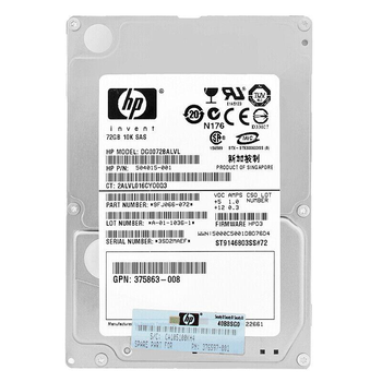 Жорсткий диск для сервера 72Gb HP 504015-001, 10000rpm 32MB (DG0072BALVL) 2.5" SAS БВ