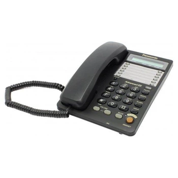 Телефон проводной Panasonic KX-TS2365RUB, Black Б/У