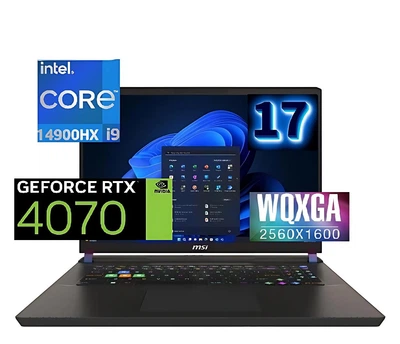 Ноутбук Игровой (2024) MSI Vector 17 HX i9-14900HX/32GB/1TB+1TB/Win11 RTX4070 240Hz