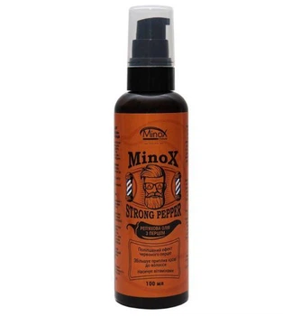 Реп'яхова олія з перцем Minox strong pepper для росту волосся та бороди, 100 мл