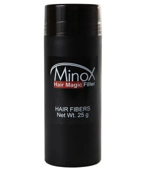 Пудра для маскировки волос волос и бороды Minox Hair Magic черная, 25 г