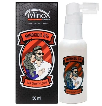 Лосьон для роста волос и бороды Minox minoxidil 5%, 50 мл