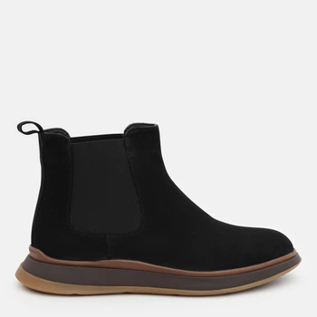 Чоловічі демісезонні челсі шкіряні Prime Shoes 745 Black Nubuck 16-745-70163 40 26.5 см Black (2000000235165)