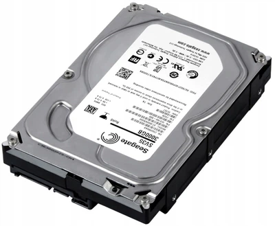 Жесткий диск 3 ТБ Seagate SV35 (для ПК, 3.5", 7200 об/мин, 64 МБ, SATAIII, ST3000VX000) Б/У