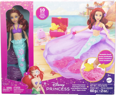 Lalka z akcesoriami Mattel Disney Princess Wodna zabawa Arielki (0194735211074)