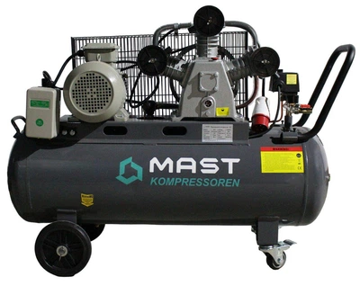Поршневий компресор MAST TA65/100L 400V 12.5BAR производительность 420 л/мин ресивер 100 л (TA65/100L 400V 12.5BAR)