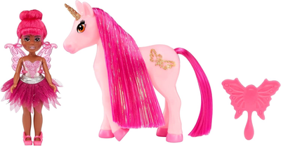 Ігровий набір MGA Dream Bella Fairy Pink Unicorn Ribbona 14 см 2 шт (0035051583653)