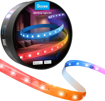 Стрічка світлодіодна розумна Govee H61E1 RGBICW LED Strip Lights 5 м Білий