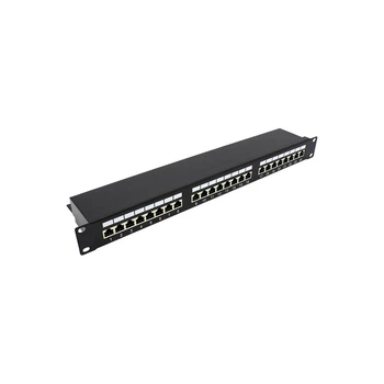 Патч-панель 19 24xRJ-45 STP cat.5e, 1U Molex (KD-PP30-STP-C5e-24P)