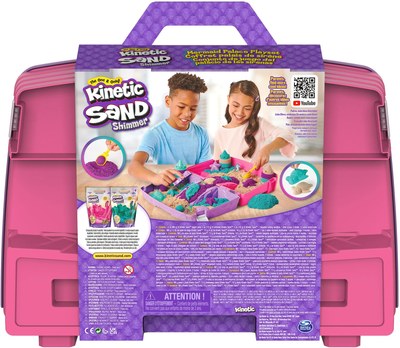 Zestaw dla lepienia Spin Master Kinetic Sand Walizka Syrenka (0778988346235)