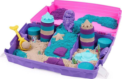 Zestaw dla lepienia Spin Master Kinetic Sand Walizka Syrenka (0778988346235)