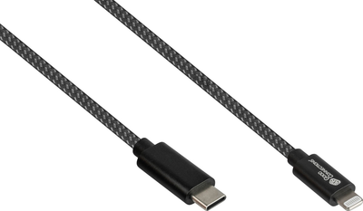 Кабель Good Connections USB Type-C - Lightning 18 Вт 0.5 м Black (2510-CL005S)