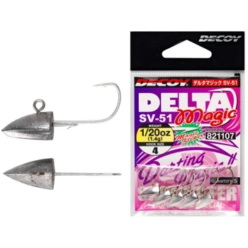 Джиг-головка Decoy SV-51 Delta Magic 6 1.42 g (5шт/уп) (1562.02.67)