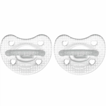 Пустышка Chicco Physioforma Crystal силиконовая от 6 до 16 месяцев 2 шт (73087.31)
