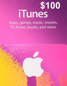 Подарункова картка iTunes Gift Card 100$ (USA)