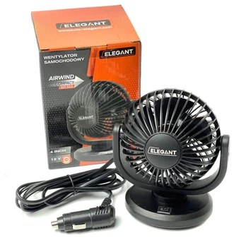 Вентилятор автомобильный 12V на подставке Elegant EL 101 553