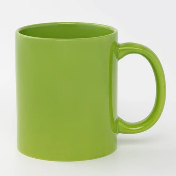 Кружка для сублимации полностью цветная Full Color салатовая 11 Oz (330 мл) (10466)