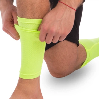 Держатели щитков футбольные CO-0790 SP-Sport пара нейлон-сетка light green
