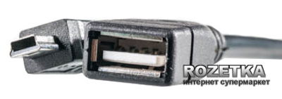 Кабель PowerPlant OTG USB 2.0 AF - Mini 0.1 м (KD00AS1234)