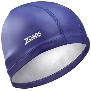 Шапка для плавания Zoggs Nylon-Spandex Pu Coated Cap Синий (1000-465034.NV)