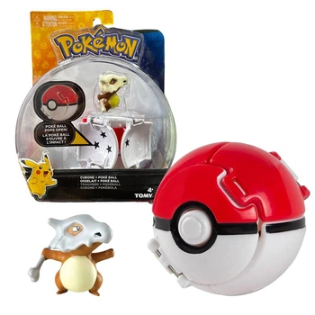 Ігрова фігурка Throw 'N' Pop Poke Ball Pokemon К'юбон з покеболом 5 см