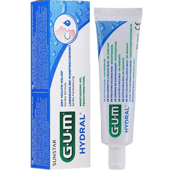 Гель для зубов GUM Hydral от сухости во рту (0 ppm) (50 мл)