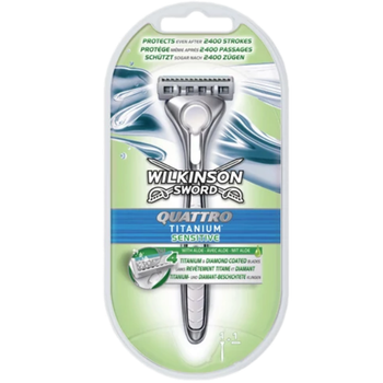 Бритва Wilkinson Sword Quattro Titanium Sensitive