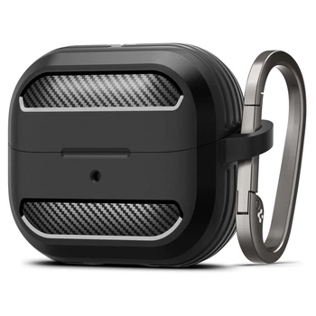 Чохол для навушників Spigen Rugged Armor для Samsung Galaxy Buds 3 | 3 Pro Matte Black (ACS08330)