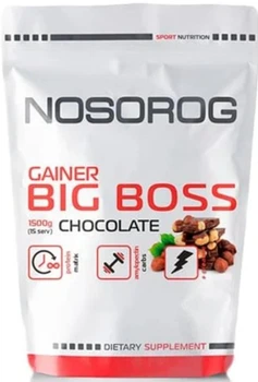 Гейнер Nosorog Gainer BIG BOSS 1,5 кг шоколад