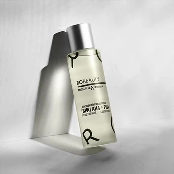 Пілінг-лосьйон для жирної шкіри Facial Peel formula hard ROBEAUTY з кислотами BHA/AHA + PHA 110 мл