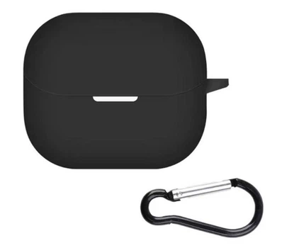 Чехол-накладка DK для Samsung Galaxy Buds 3 / 3 Pro (R530 / R630) | Silicone Candy Friendly карабин (black)