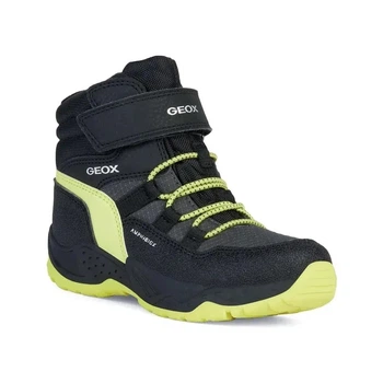 Чоботи зимові дитячі Geox J Sentiero В.B ABX C Black/Lime р.30\12\19.5 см