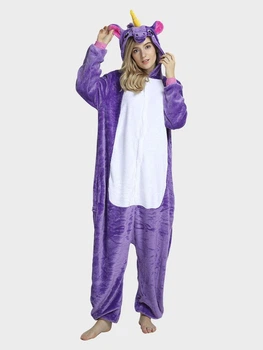 Піжама кігурумі My Kigu Жіноча Єдиноріг Фіолетовий розмір L 165-175 см (101141)