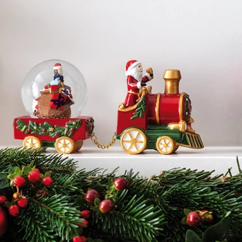 Снежный шар Villeroy & Boch Christmas Toys Memory 13х13х17 см поезд (1483276696)