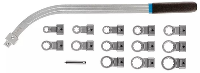 Zestaw kluczy NEO Tools do demontażu napinaczy z wymiennymi końcówkami 14 szt. 11-169 (5907558437331)