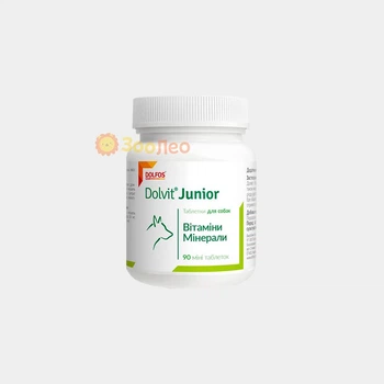 Dolfos Dolvit Junior Dog для цуценят дрібних порід (90 таблеток) 48г