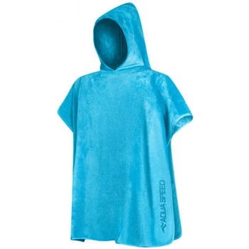 Дитячий Рушник пончо Aqua Speed ​​KID'S PONCHO Синій 80х160 см (145-02 80х160)