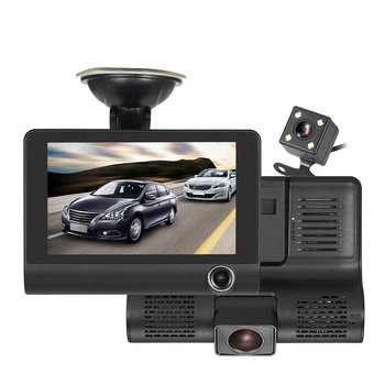 Видеорегистратор Автомобильный Recorder 4 "HD 1080P на 3 камеры (581 V)