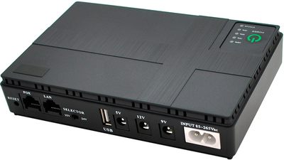 ИБП для роутеров/коммутаторов Voltronic-430/18W PON/POE 5/9/12V 1A 10400MAh (YT29962)