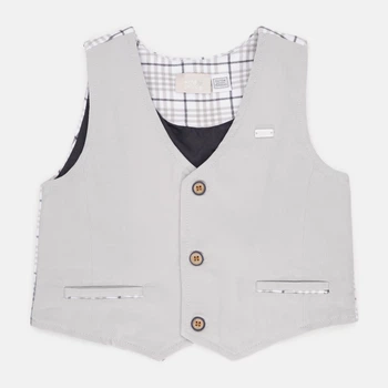 Дитячий класичний жилет для хлопчика Chicco 09873-091 80 см Сірий (8059609395521)