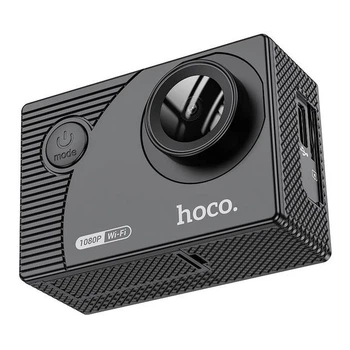 Экшн-камера водонепроницаемая спортивная HOCO DV100 sports camera DV100 |1080p, 30fps, wifi, 30m waterproof shell| Black