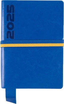 Щоденник датований Leo Planner Identico 12х20 см 352 сторінки Синій (252512) (5056574441881)