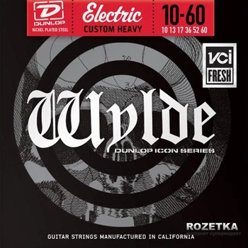Струни Dunlop ZWN1060 Wylde Electric Custom Heavy (10-60)