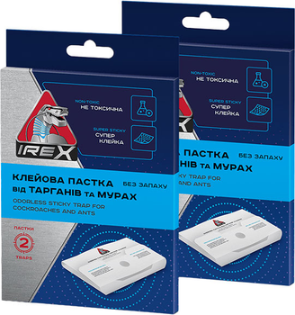 Упаковка клейової пастки iRex від тарганів та мурах 40 г х 2 шт (4820184442962)