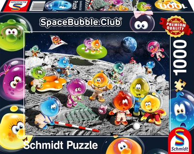 Puzzle Schmidt Spacebubble Na księżycu 69 x 49 cm 1000 elementów (4001504599454)