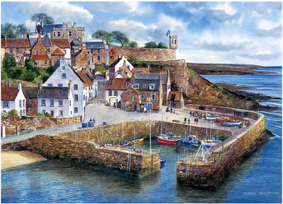 Puzzle Gibsons Games Port w Crail Szkocja 48 x 68 cm 1000 elementów (5012269007985)