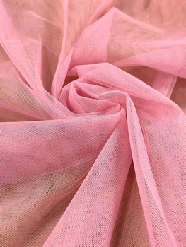 Конфекционная сетка ярко-розовая 40г/м2 145см 1пог.м