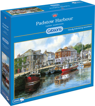 Puzzle Gibsons Games Przystań Padstow 68 x 48 cm 1000 elementów (5012269004762)