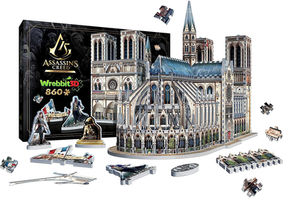 3D Puzzle Tactic Wrebbit Assasin's Creed 860 elementów (0665541020230)