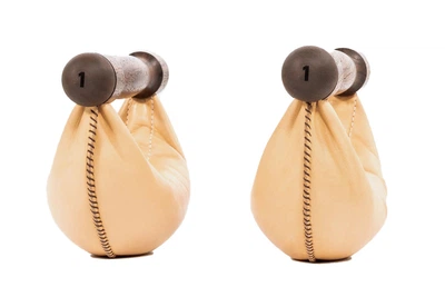 Гантелі NOHRD SwingBell Горіх 2 х 1 кг